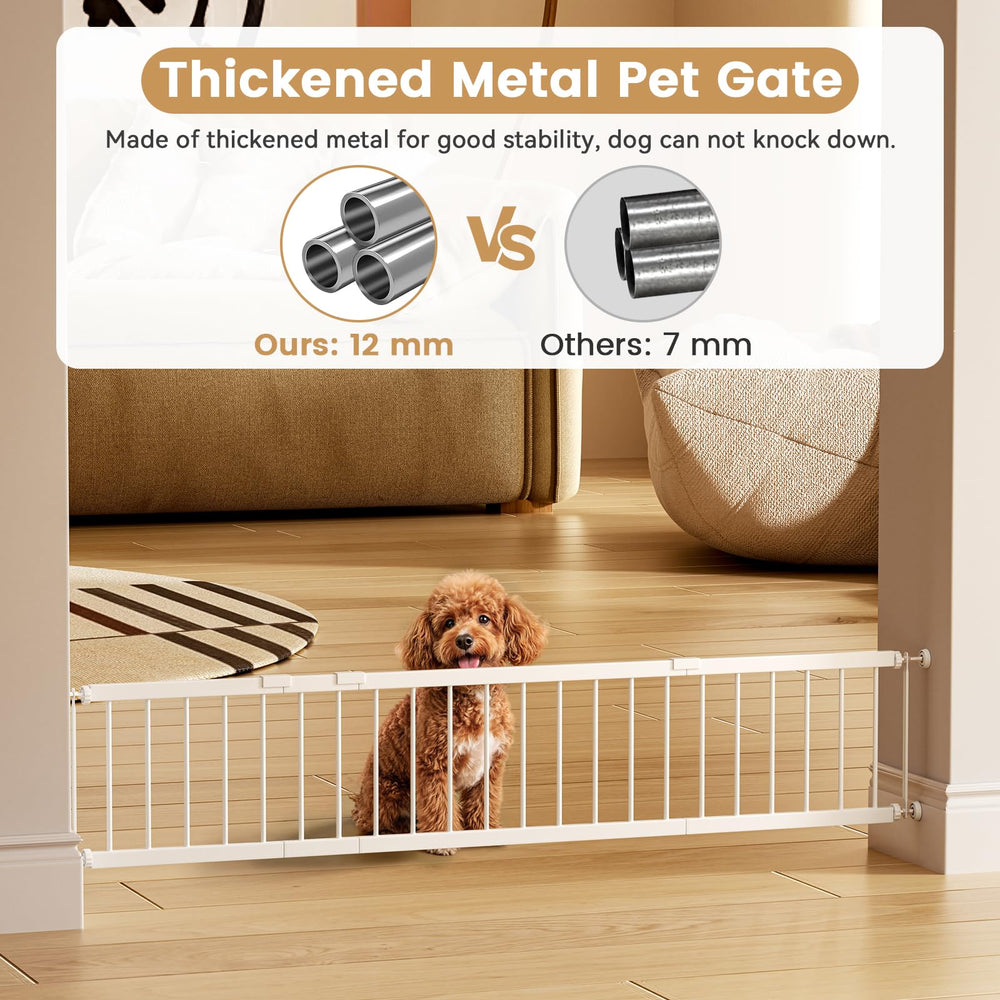 Fldofaves dog gate in-use demonstrates practical doorway containment