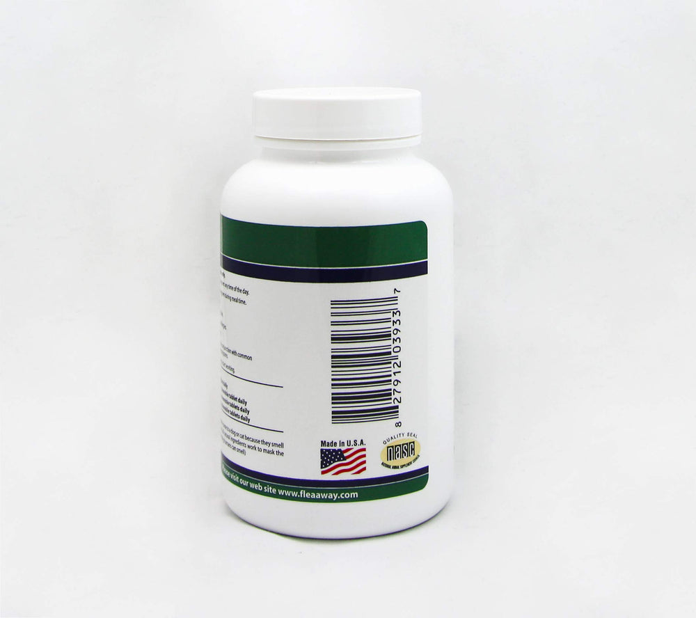 Flea Away chews being given to pets, supports healthier skin and shinier coat.
