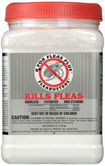 Fleabusters Rx for Fleas Plus canister close-up for easy, long-lasting flea control
