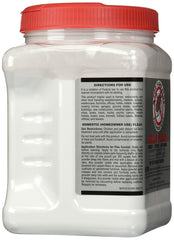 Fleabusters Rx for Fleas Plus room-coverage scene showing five-room reach for home flea management