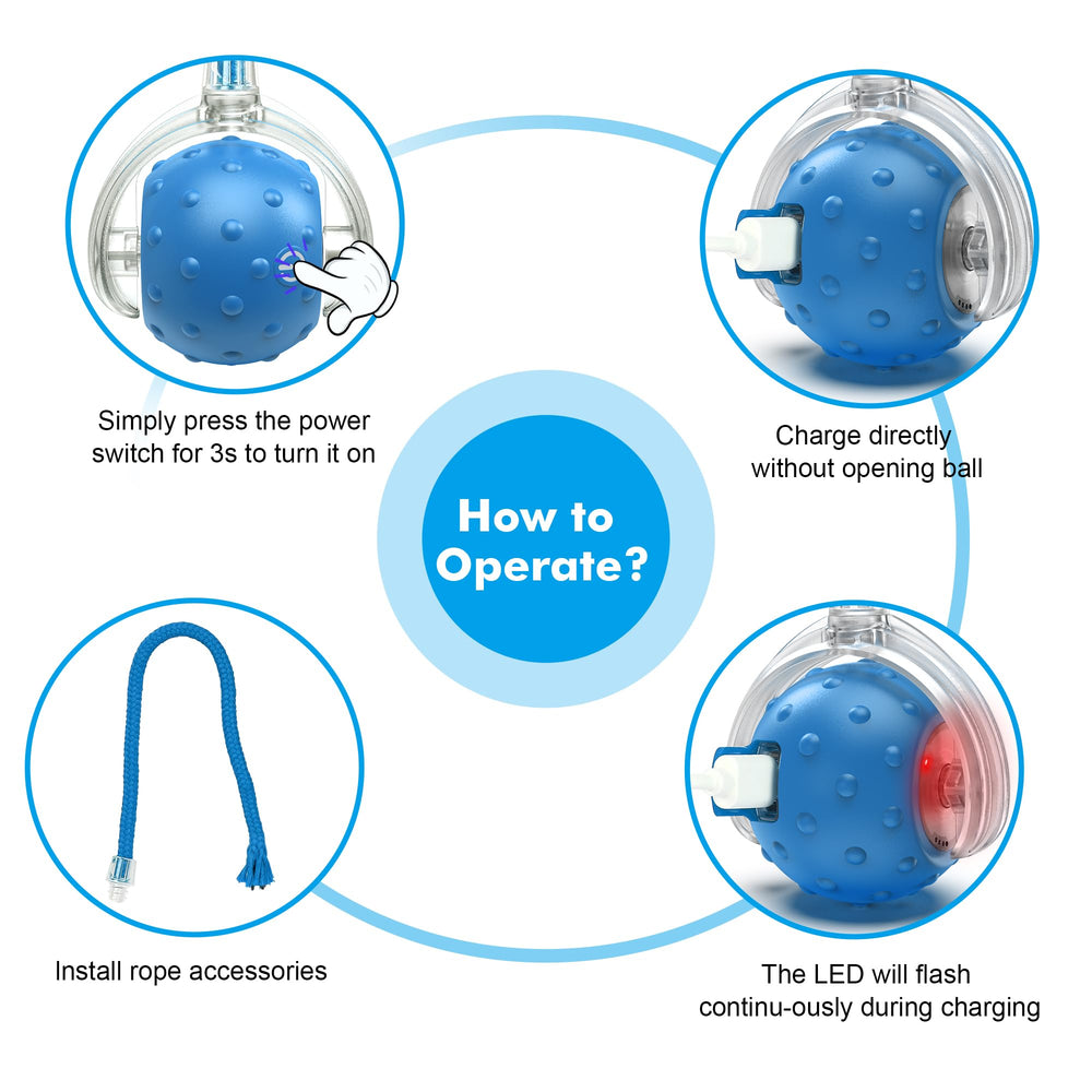 FLERDMAU cat ball includes furry apron design for durable, low-noise play