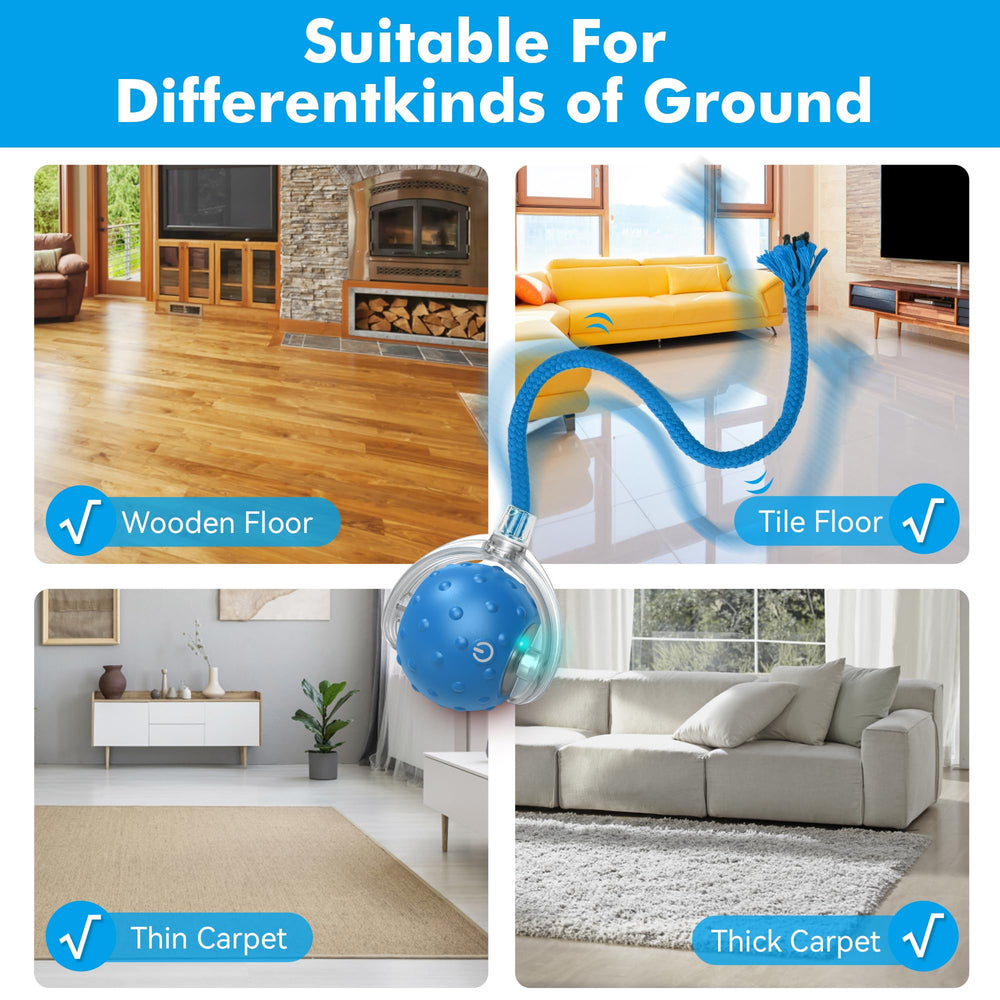 FLERDMAU cat ball silicone material delivers quiet, safe, easy-clean fun