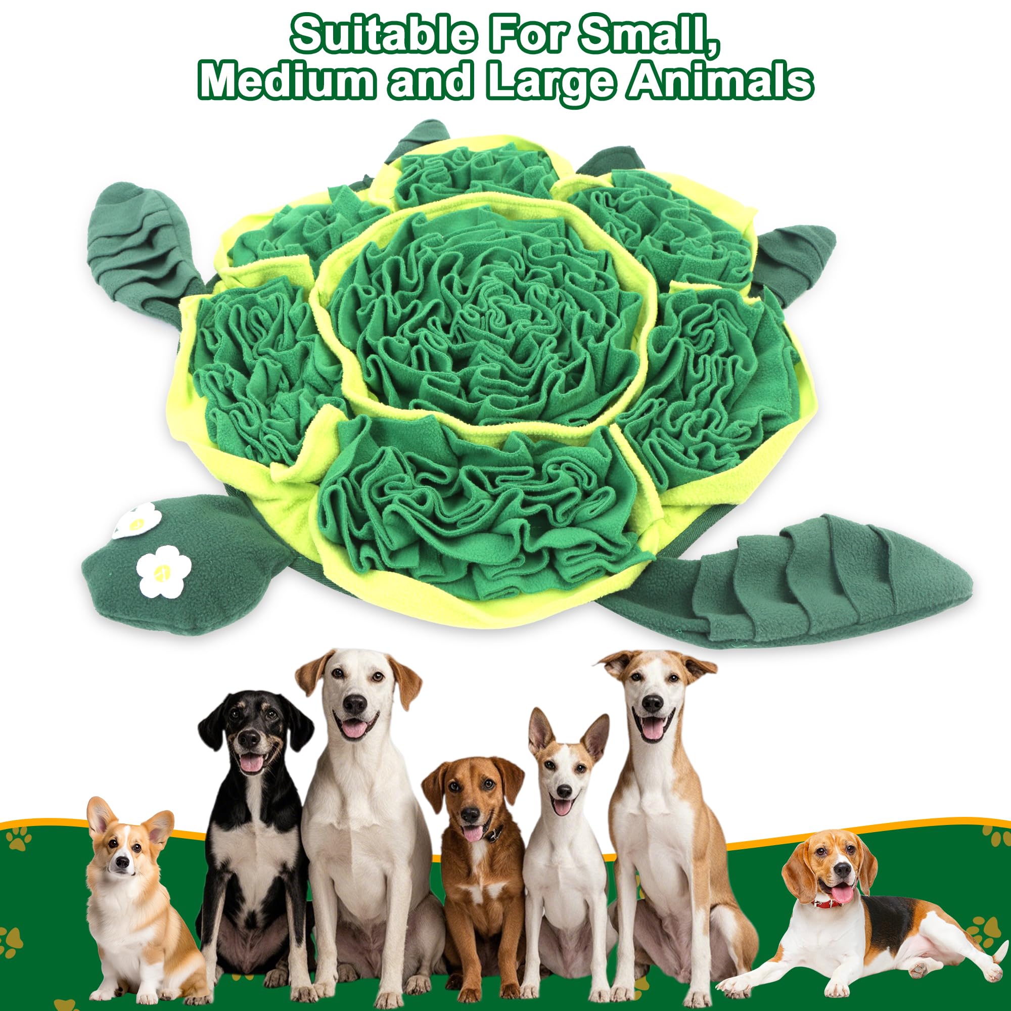 FLERDMAU Snuffle Mat durable-washable fabric highlights easy-clean design for busy households.
