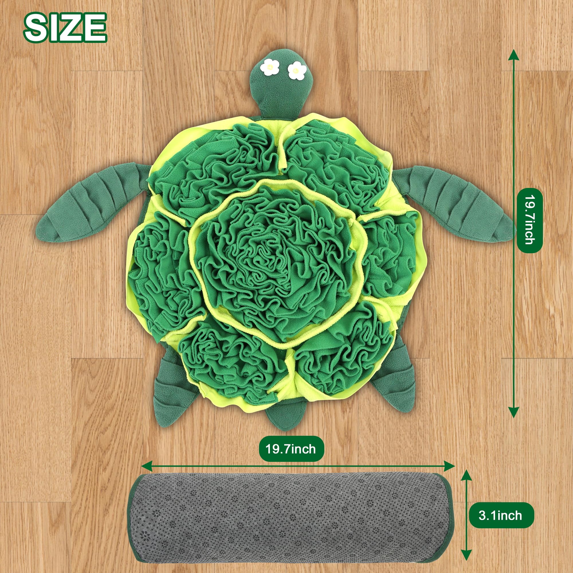 FLERDMAU Snuffle Mat eco-friendly-materials image underscores sustainable, pet-safe construction.