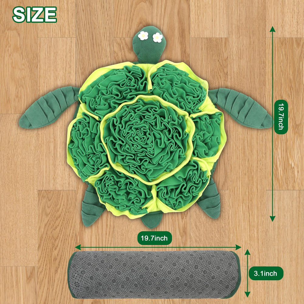 FLERDMAU Snuffle Mat eco-friendly-materials image underscores sustainable, pet-safe construction.