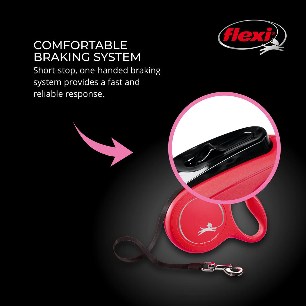FLEXI 360 tape guidance red reducing tangles during walk