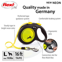 flexi 360-tape-guidance-system promotes smooth extension with less tangling