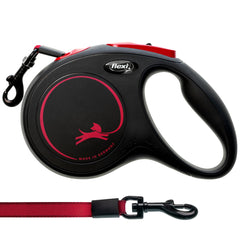FLEXI New Classic Black Fire Edition leash showcases bold Black/Red styling