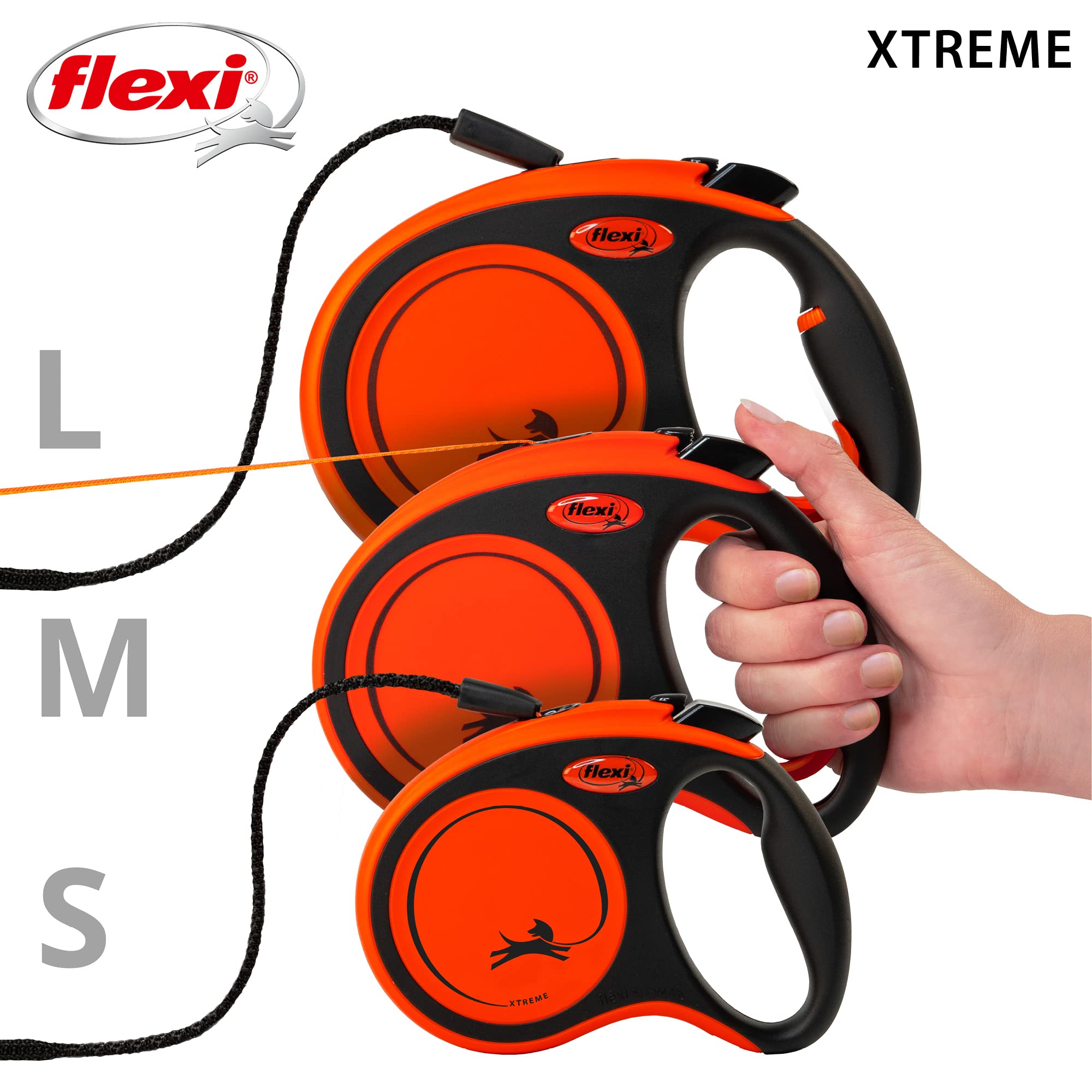 FLEXI New Classic tape leash highlighting German quality and durability