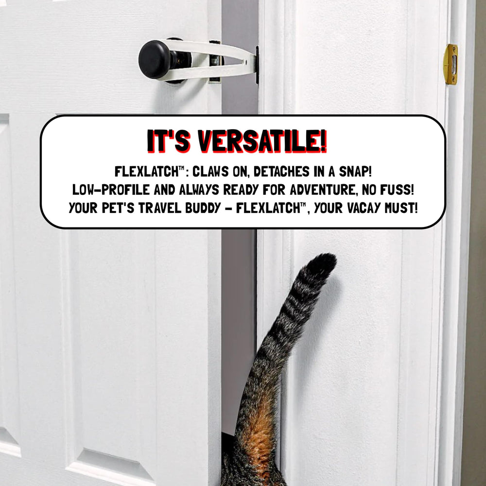 FlexLatch baby-proof design supports safer spaces for kids and pets.