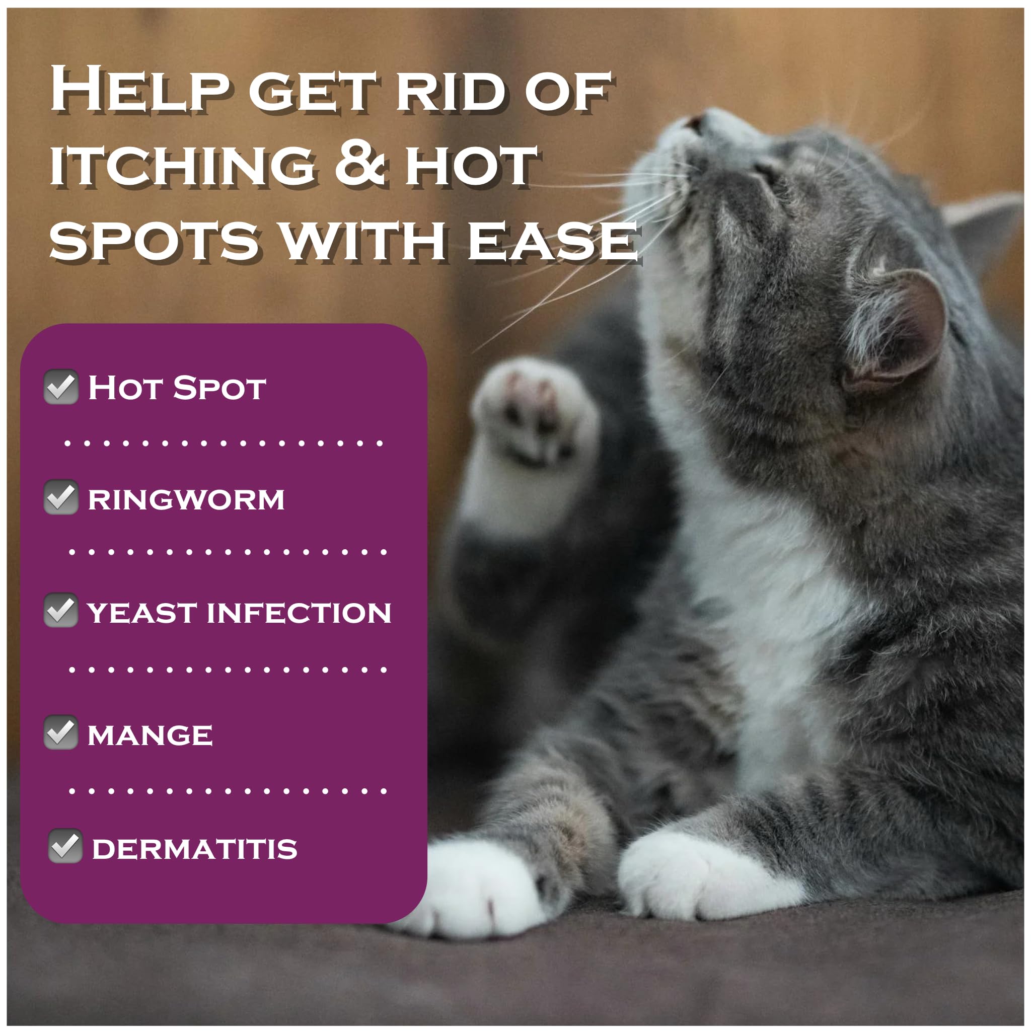 FlexTran Feline Ring Care small-pet-use image conveys suitability for hamsters and rabbits.