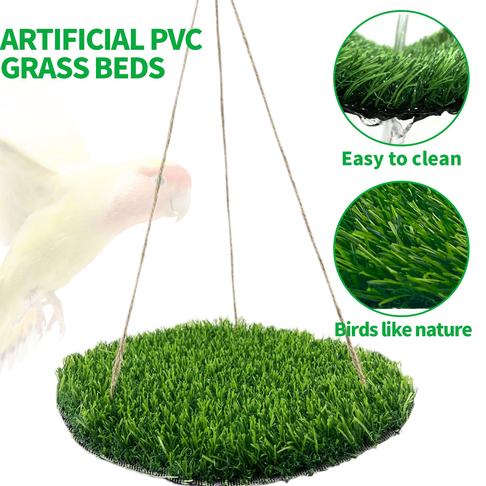 FlidRunest-bird-climbing-perch-toy enables variety and activity.
