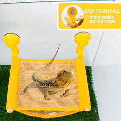 FlidRunest double-layer hammock bed offers extra hiding space for shy reptiles