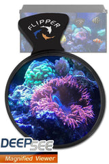 FL!PPER DeepSee 4in magnetic aquarium viewer in action for underwater viewing