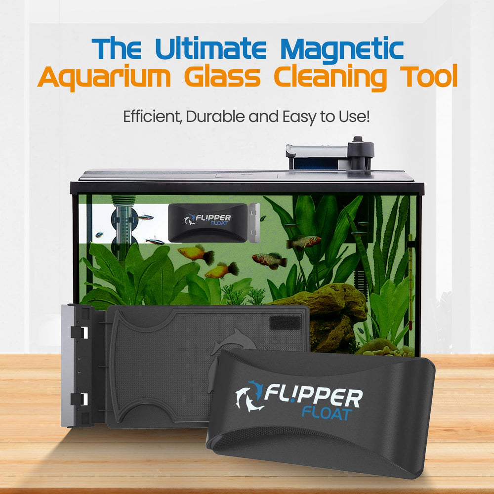 FLIPPER Float Standard scraper blade on glass minimizes sand buildup