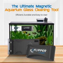 FLIPPER Float Standard scraper blade on glass minimizes sand buildup