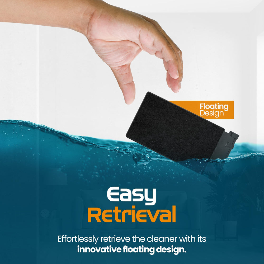 FLIPPER Max magnets enable gentle cleaning to reduce tank scratches on glass