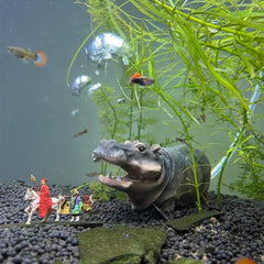 Flitsvuur Hippo bubbler close-up texture shows durable resin.