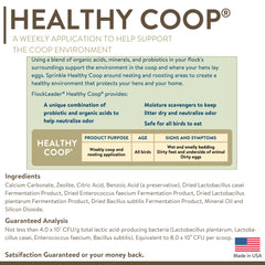 FLOCKLEADER Healthy Coop application demonstrates sprinkling around bedding areas
