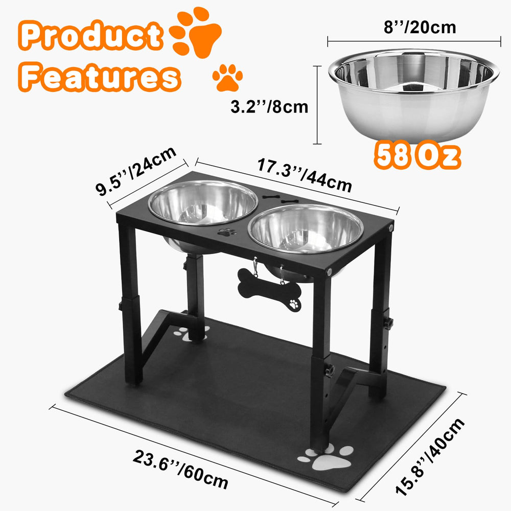 Flodomix non-slip base keeps the stand steady on uneven floors.