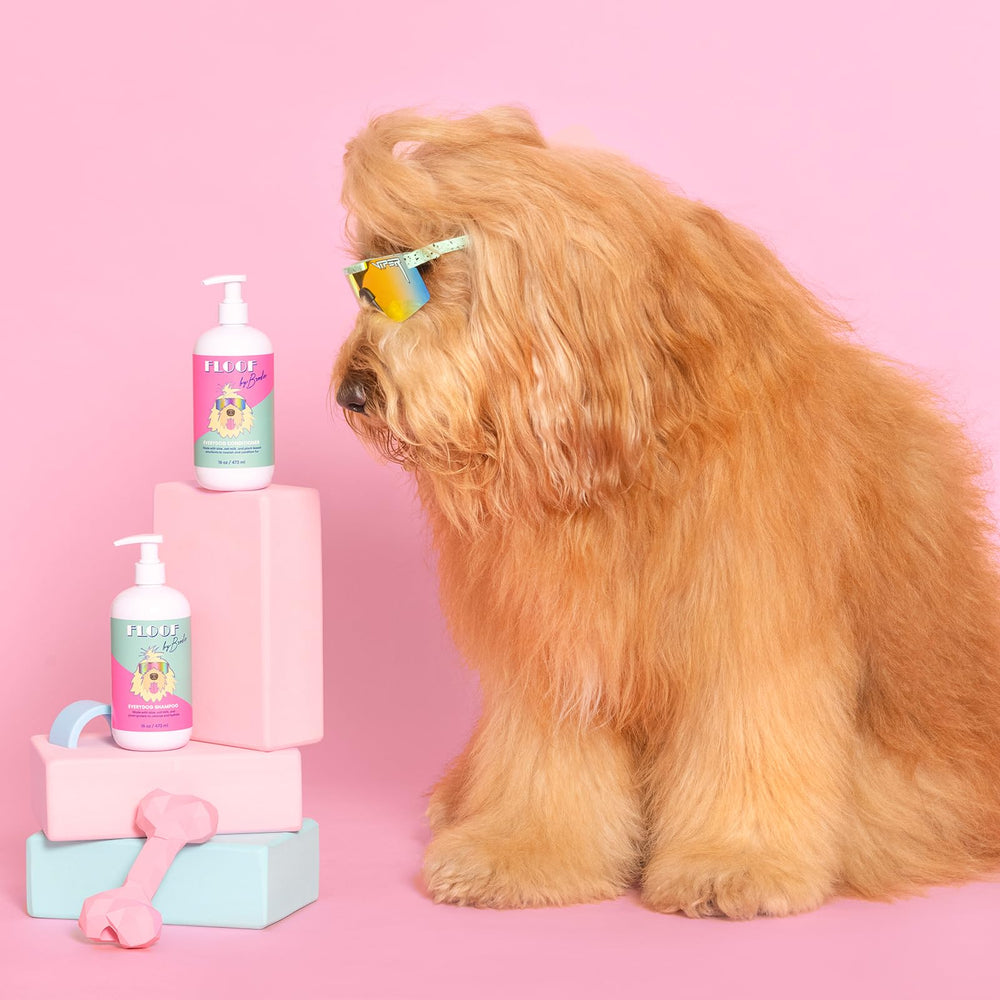Floof by Brodie Everydog sensitive-skin formula shown as hypoallergenic care.
