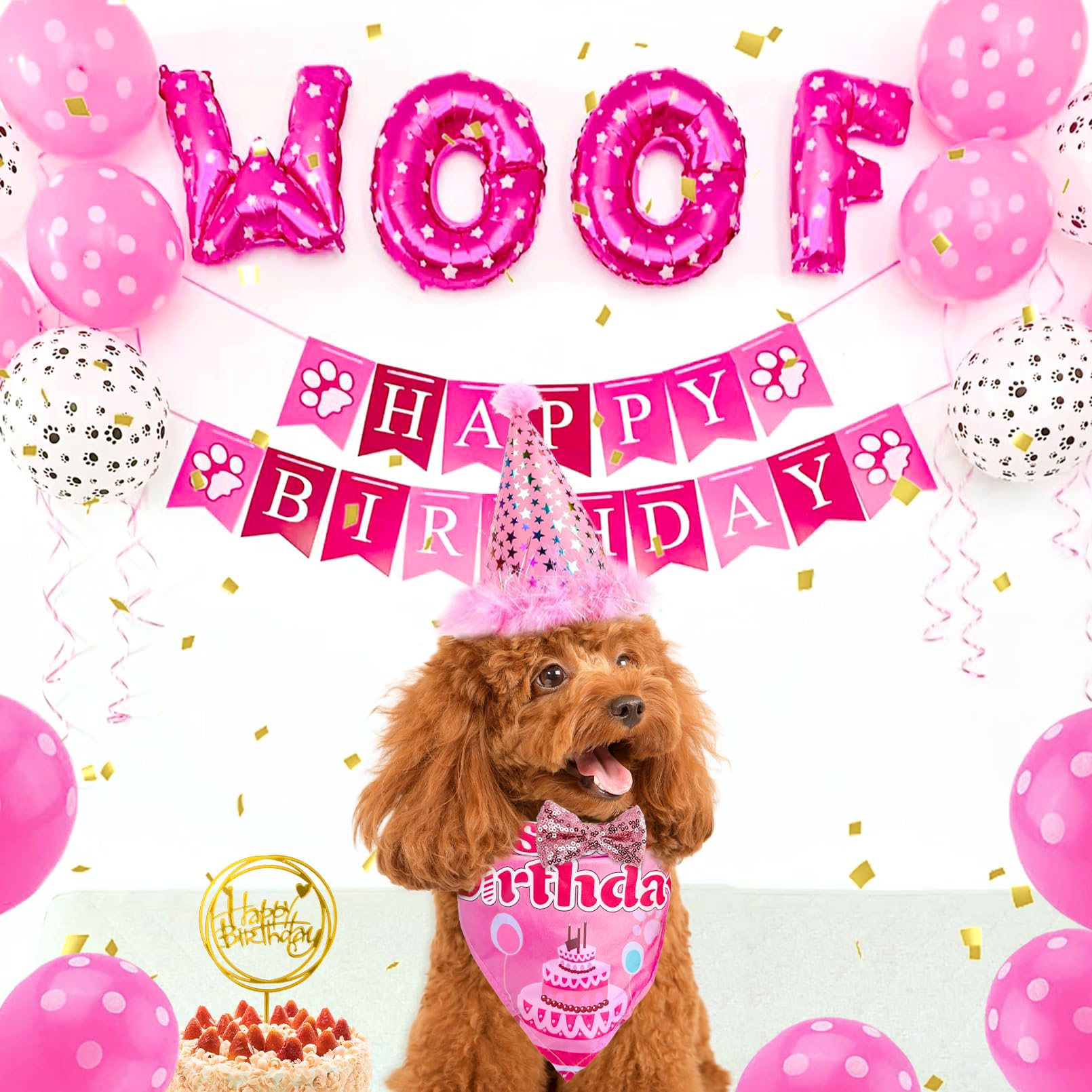 floofelove balloon-banner-set ready-made for cohesive birthday celebrations