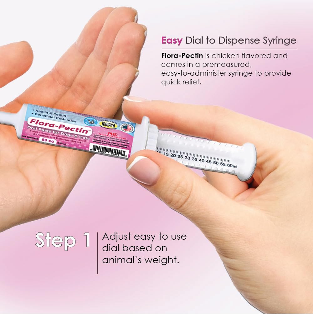 FLORA-PECTIN NASC quality-seal badge signaling trusted pet supplement standards