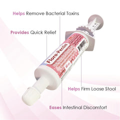 FLORA-PECTIN paste cat bottle pour for routine digestive support during stool changes.