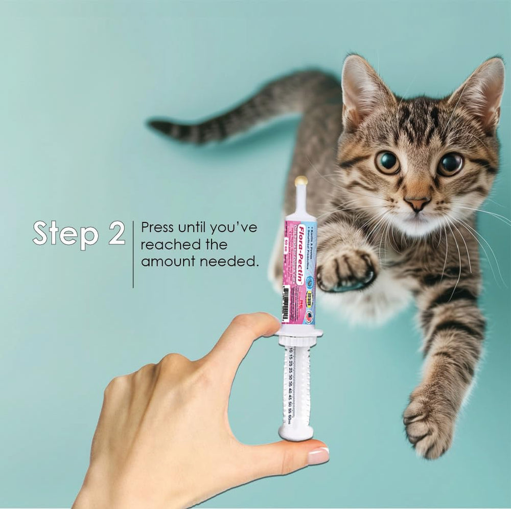 FLORA-PECTIN paste NASC quality seal signals trusted pet supplement standards.