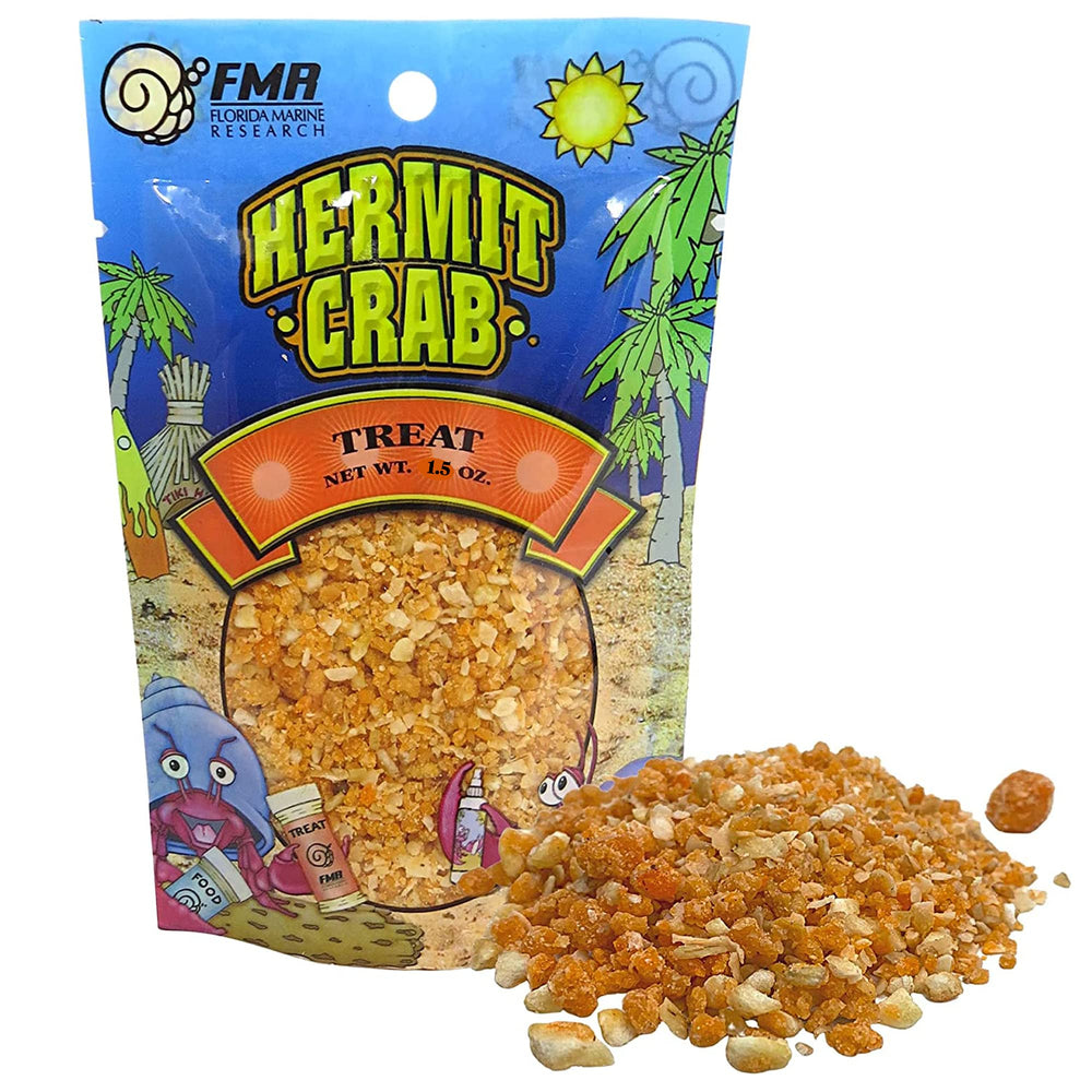 Florida Marine Research SFM00007 hermit crab treat shows fruit-based diet variety.