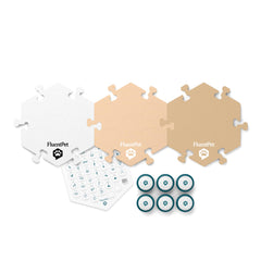 FluentPet Speak Up buttons closeup highlighting low-pressure touch for small pets.