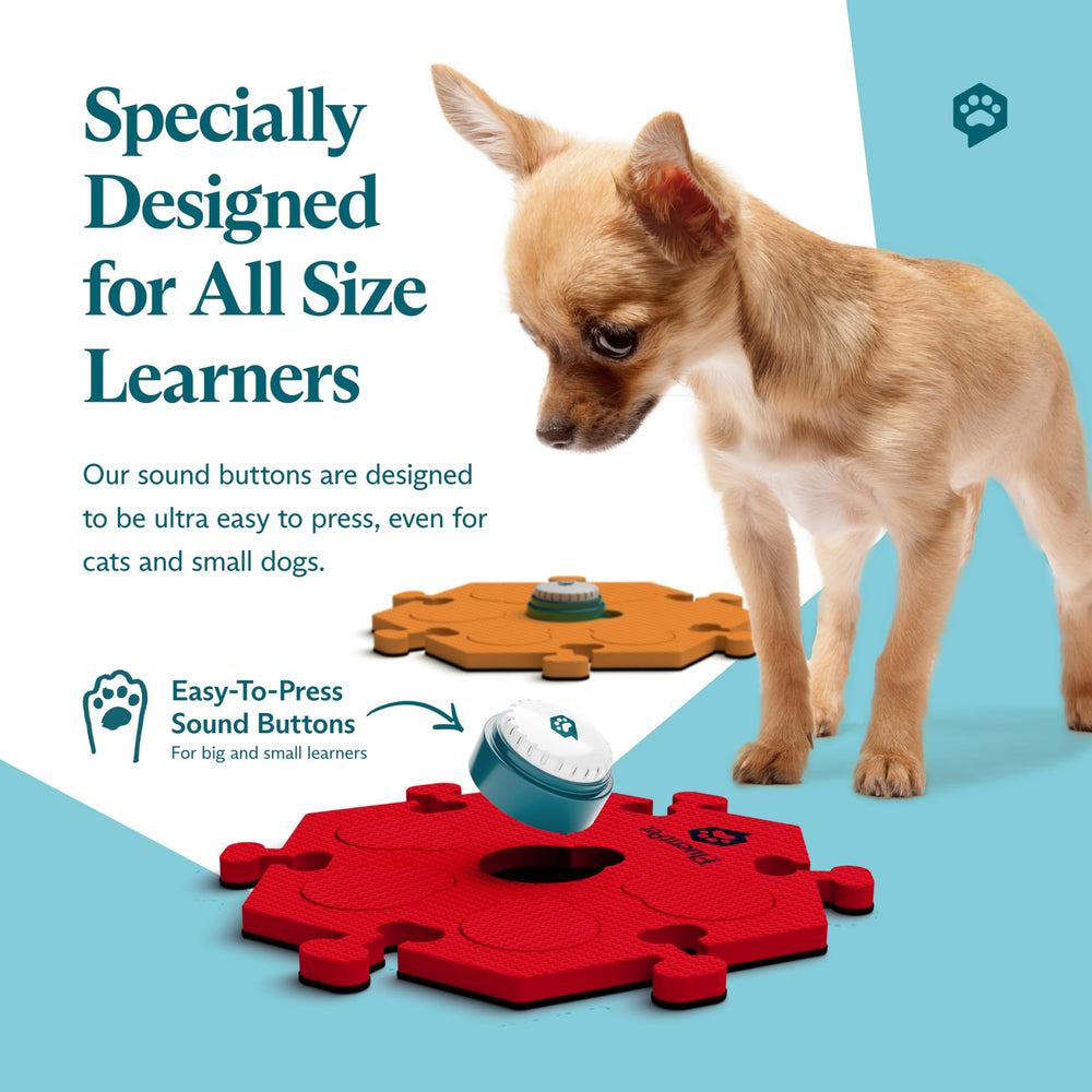 FluentPet 35 stickers spread enables personalized cueing and learning sessions.