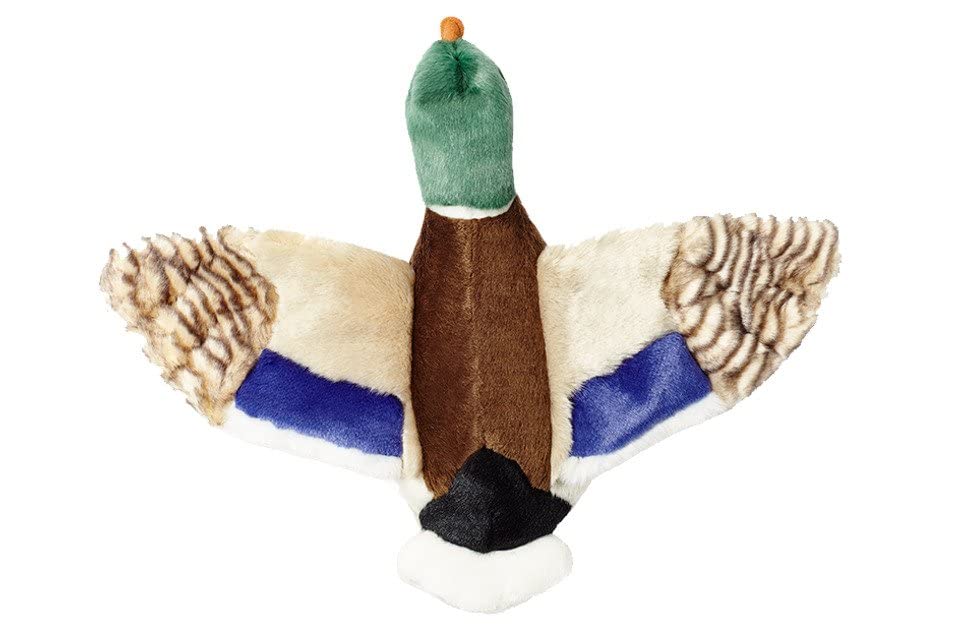 Wally Mallard featuring feathery wings for visual appeal during play