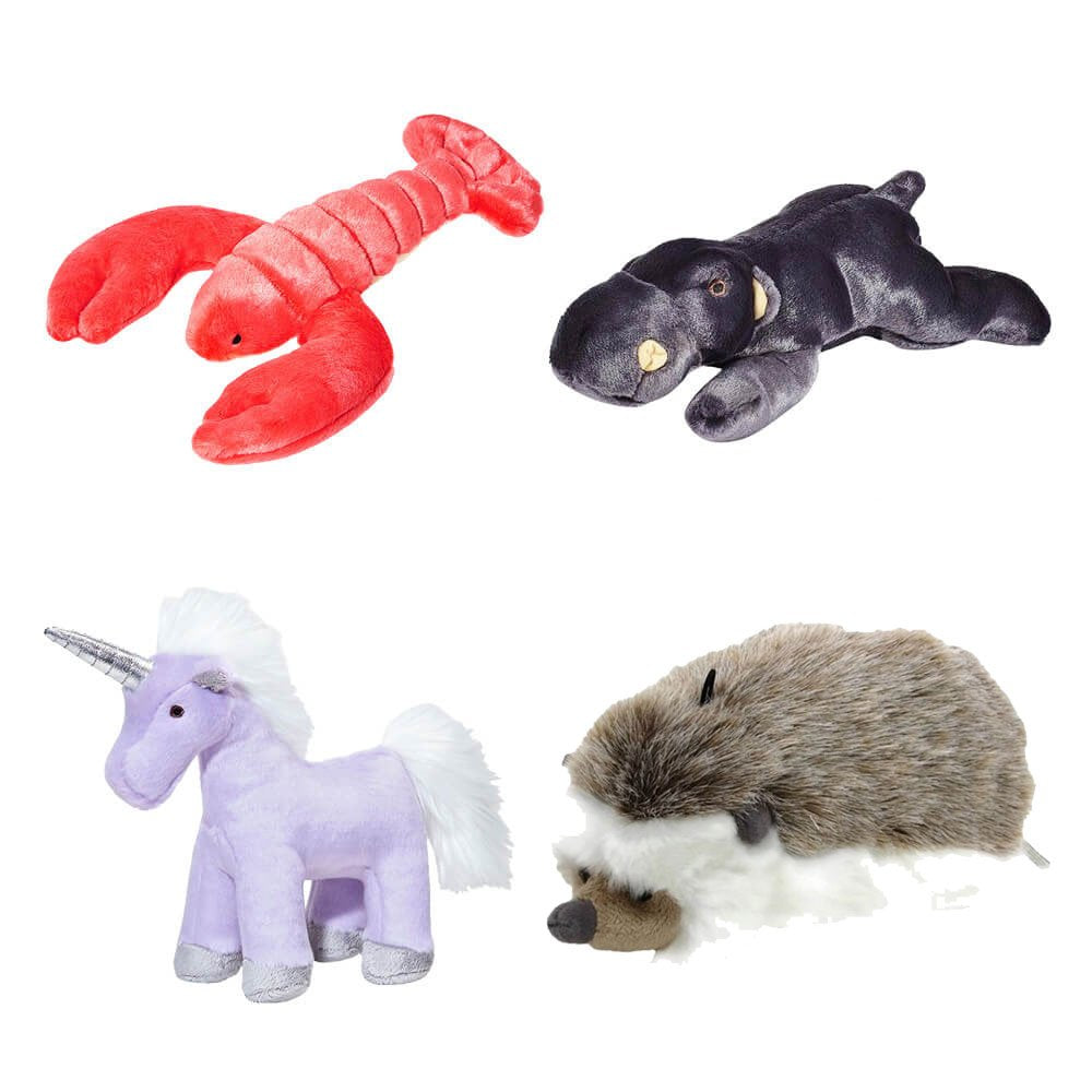 Fluff & Tuff Finn Koi ultra-plush outer fabric delivers soft, comforting play.