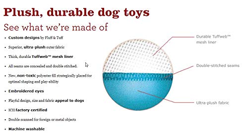 Fluff & Tuff Lady Bug toy closeup eyes emphasizes safe embroidered eyes for supervised play.