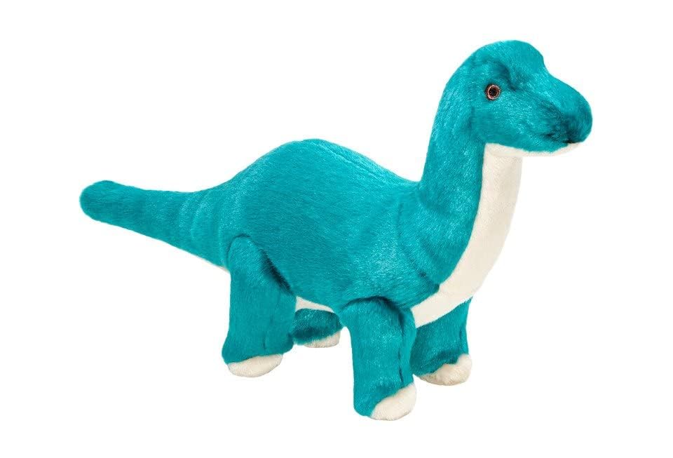 Fluff & Tuff Ross Brachiosaurus toy dog-tug-play in action