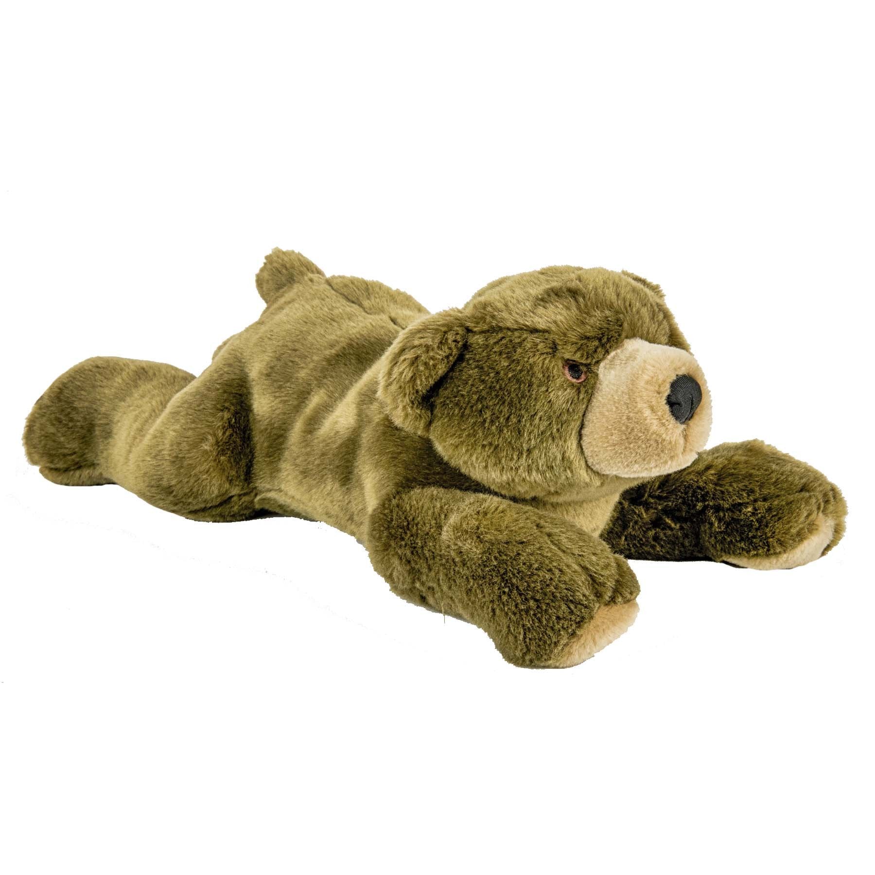 Fluff & Tuff Sadie Bear 20-inch plush dog toy for cuddling and supervised play.