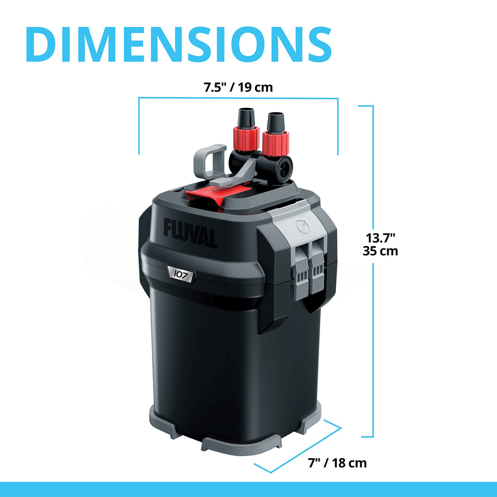 Fluval 107 authentic media included image signals ready setup for healthier water.