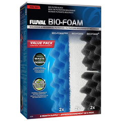 Fluval 306/307 bio foam value pack enhances filtration for clearer aquarium water.