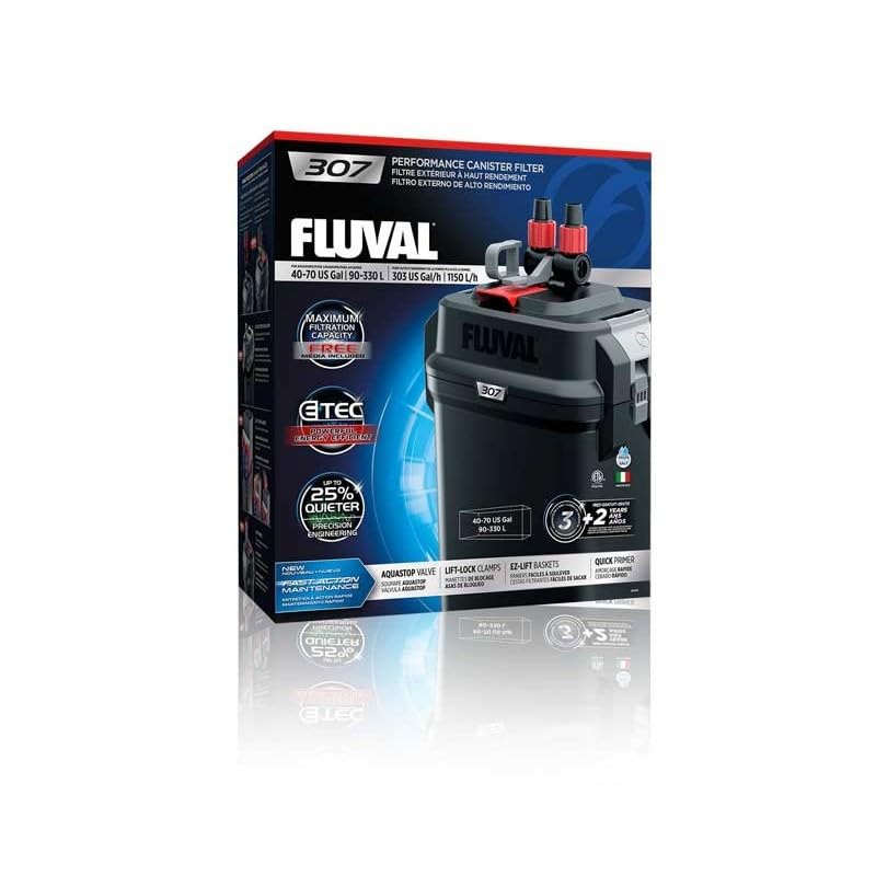 Fluval 307 impeller and ceramic shaft ensure smooth flow