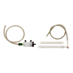 Fluval A370 gravel cleaner kit in-use during water change for debris removal.