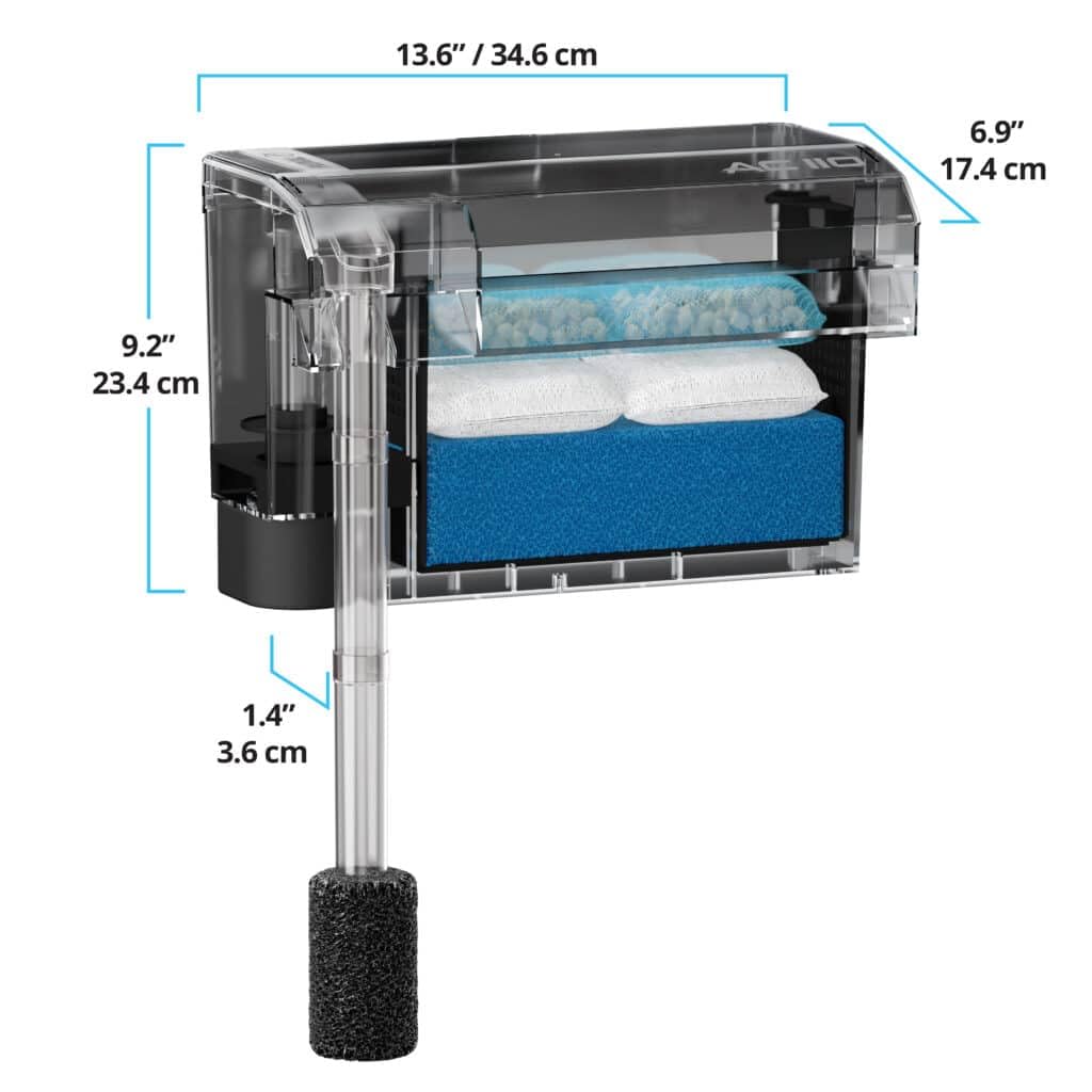 Fluval AC110 filter-tank-setup-ready presents ready-to-run filtration solution.