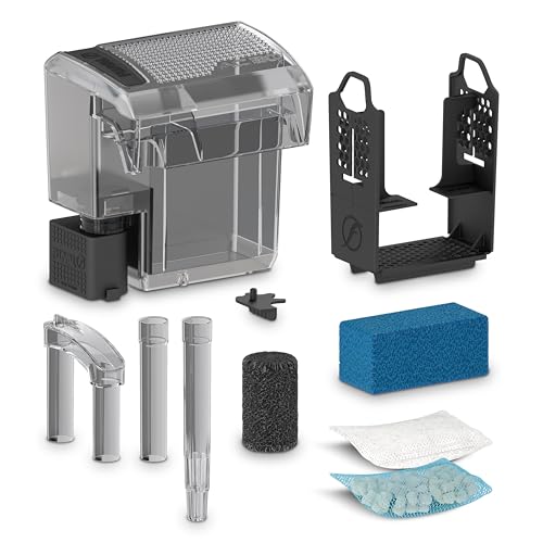 Fluval AC30 filter assembly demonstrates easy installation for quick setup.