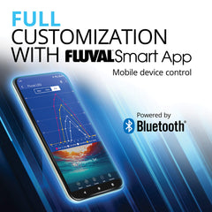 Fluval Aquasky 2.0 app control interface enabling scheduling and customization