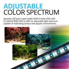 Fluval Aquasky 2.0 sunrise to sunset cycle visualization in action.