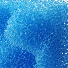 Fluval Bio Foam media strips closeup highlights dense filtration for biological balance.