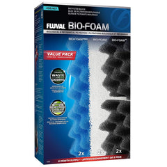 Fluval Bio Foam packaging closeup demonstrates replacement media for improved filtration.
