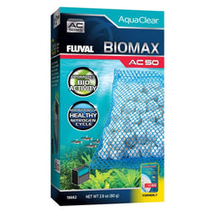 Fluval BIOMAX nodes close-up reveal porous surface boosting beneficial bacteria growth