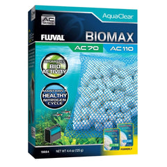 Fluval BIOMAX nodes close-up highlighting porous surface for strong filtration.