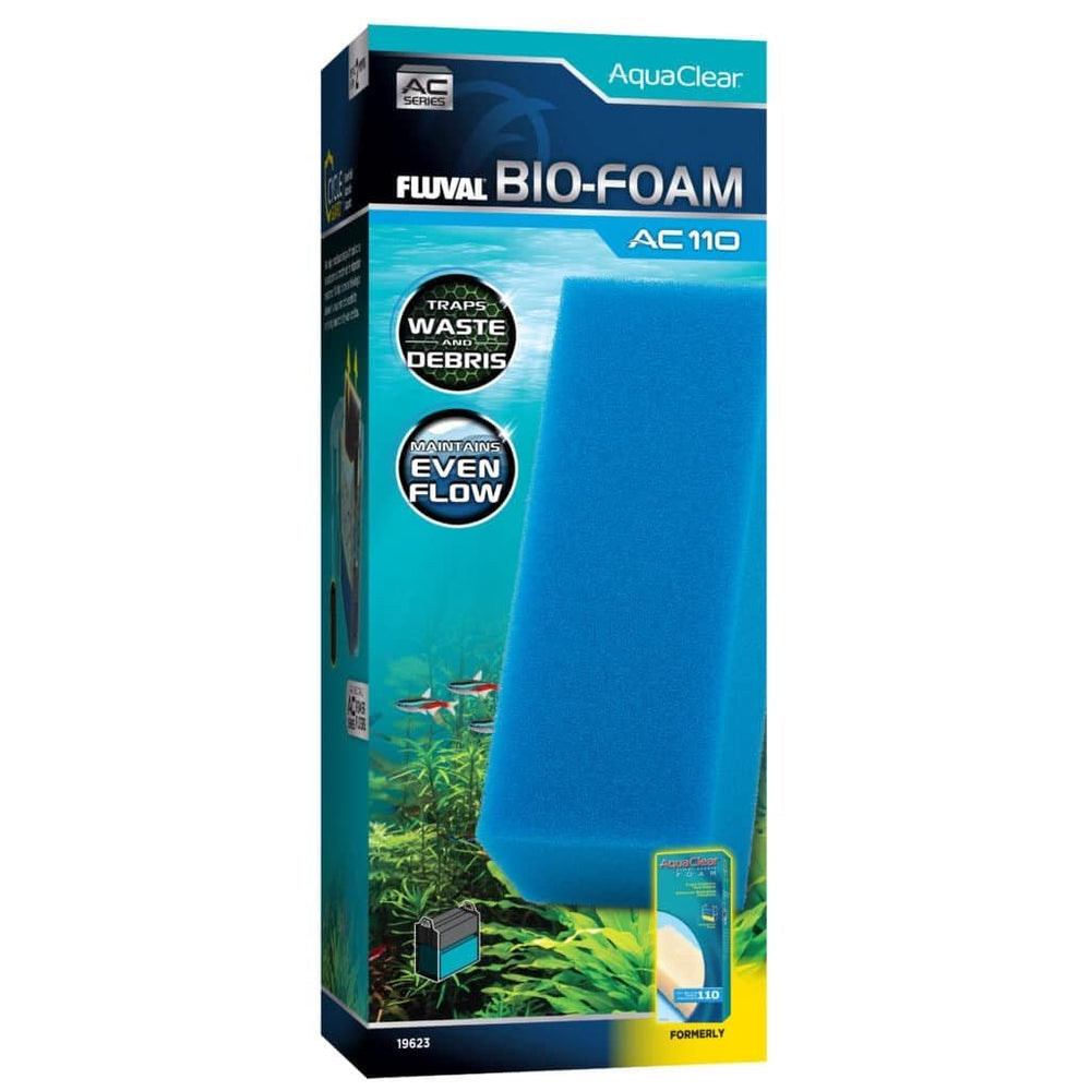 Fluval BIOMAX packaging and storage emphasizing long-term filtration solution